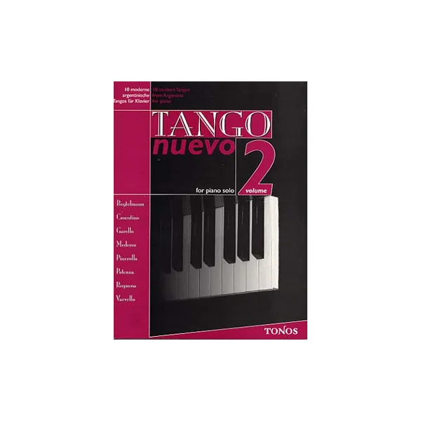 Tango Nuevo Vol 2 Piano Solo