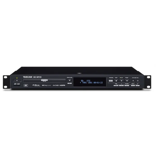 Tascam BD-MP4K Blu Ray og DVD afspiller 4K/UHD