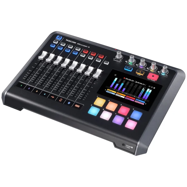 Tascam Mixcast 4 podcast mixer, recorder USB audiointerface