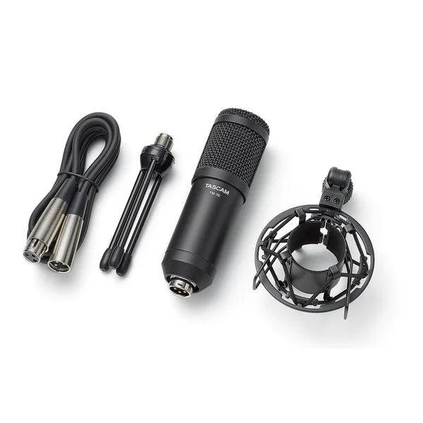 Tascam TM-70 Studie og Podcast dynamisk mikrofon inkl. ophæng