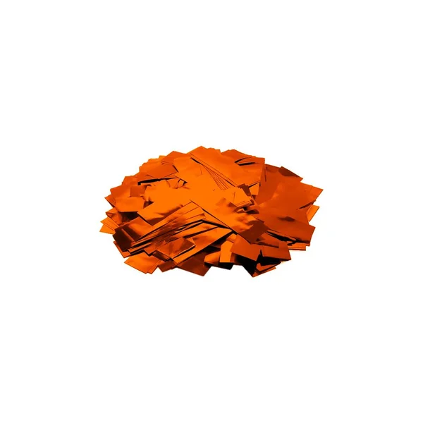TCM FX Metallic Confetti rectangular 55x18mm, orange, 1kg