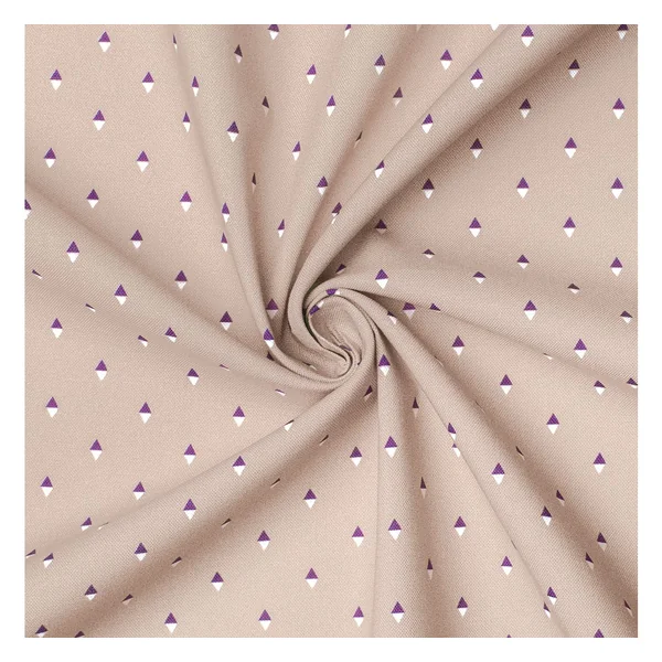 Tissu coton au mètre « Brilliant », Losange