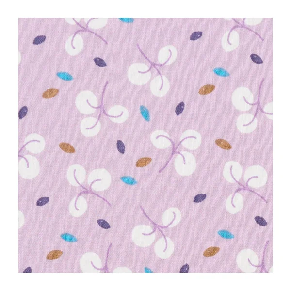 Tissu coton au mètre « Clara Violet »