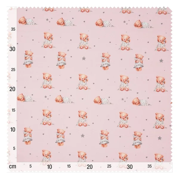 Tissu coton au mètre « Oursons endormis »