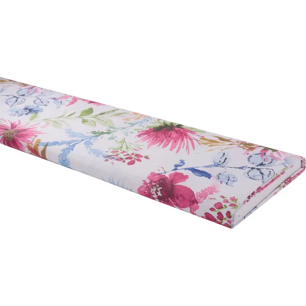 Tissu imprimé aspect lin au mètre « Adele »