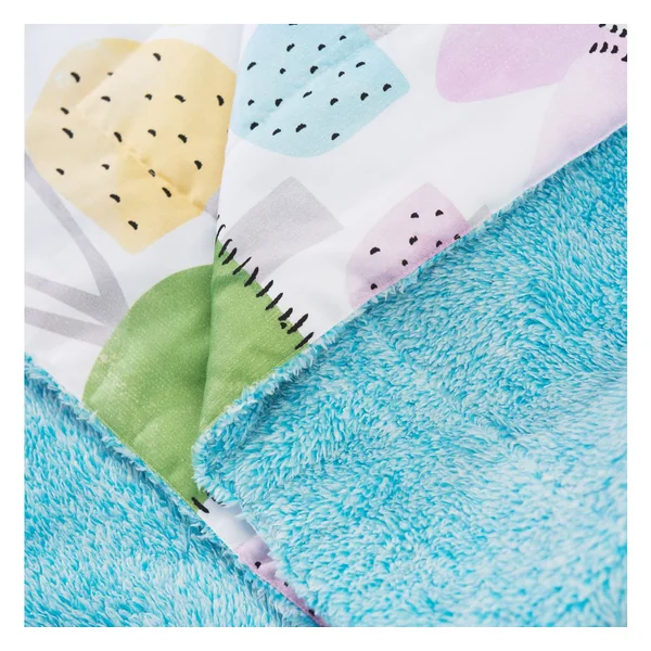 Tissu imprimé à l'aspect satin au mètre « Champignons multicolores »