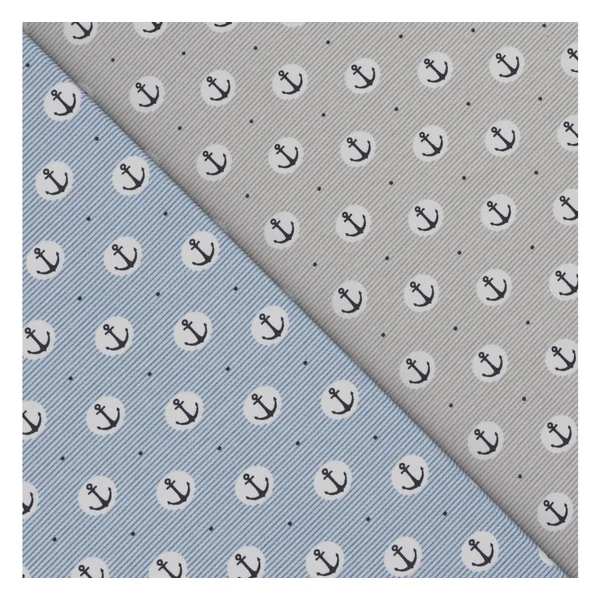 Tissu jersey au mètre « Ancres »
