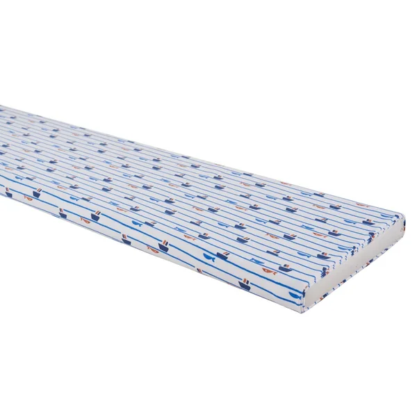 Tissu jersey au mètre « Bateaux et poissons »