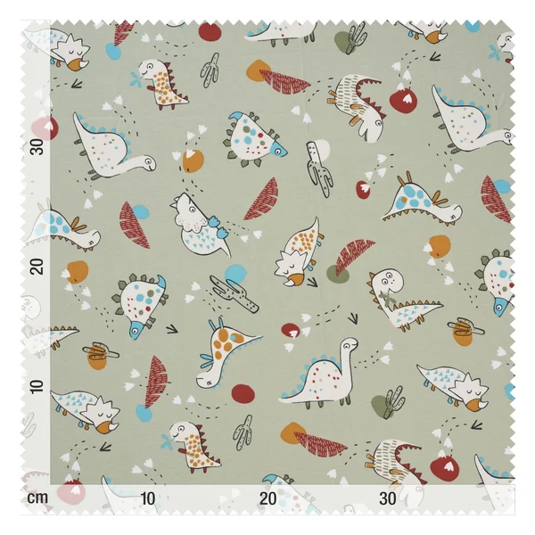 Tissu jersey au mètre « Dinos »