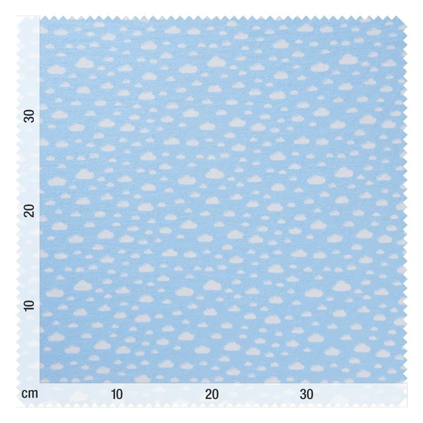 Tissu jersey au mètre « Nuages »