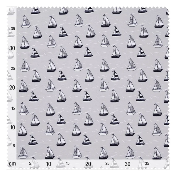 Tissu jersey au mètre « Voiliers »