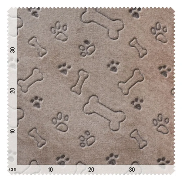 Tissu polaire double face au mètre « Os et pattes de chien »