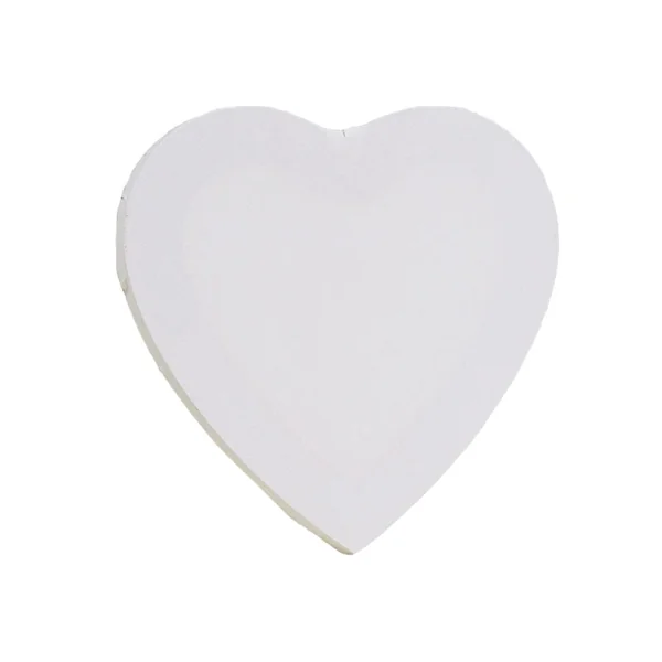 Toile vierge en bois - Coeur - 20 x 20 cm