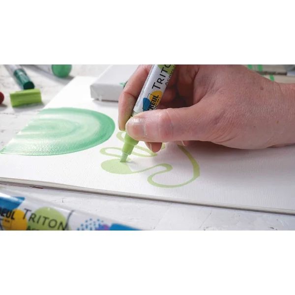 Triton Acrylic Marker KREUL, set de 2, Argent & Or
