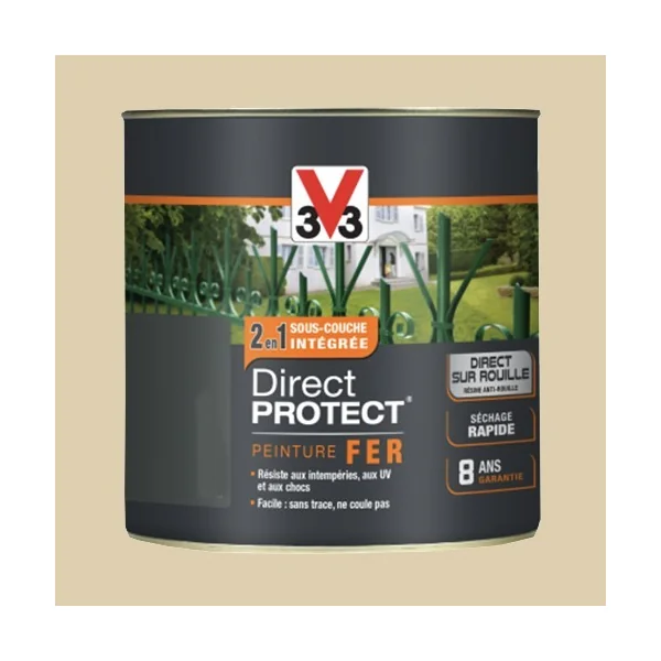 V33 Peinture Direct Protect Fer Sable