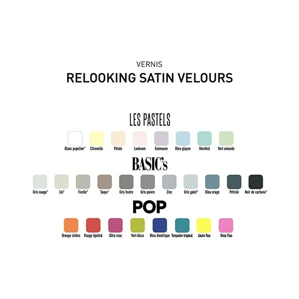 V33 Vernis Relooking Guimauve Satin Velours