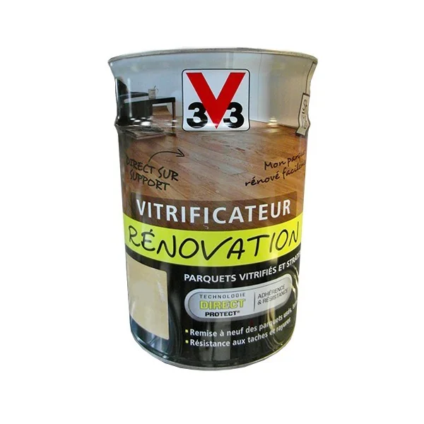 V33 Vitrificateur Rénovation Chêne moyen Satin