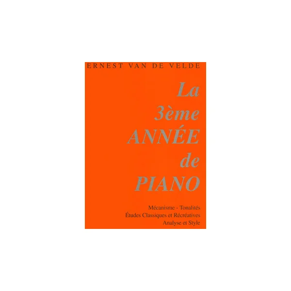 Van de Velde Methode Rose Vol 3 Piano