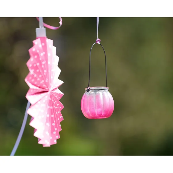 VBS Photophore en verre avec anse