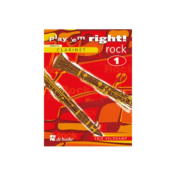 Veldkamp E. Play ' EM Right! Rock Vol 1 Clarinette Solo