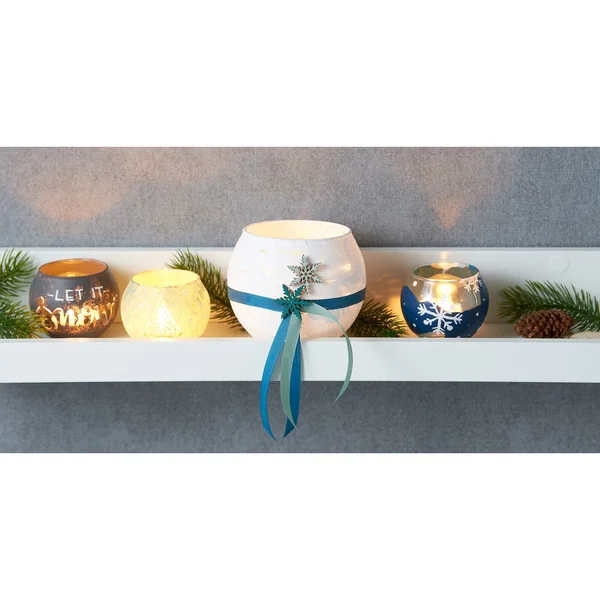 Verres à bougie à chauffe-plat VBS « Bowl », Ø 6,7 cm, 4 pièces