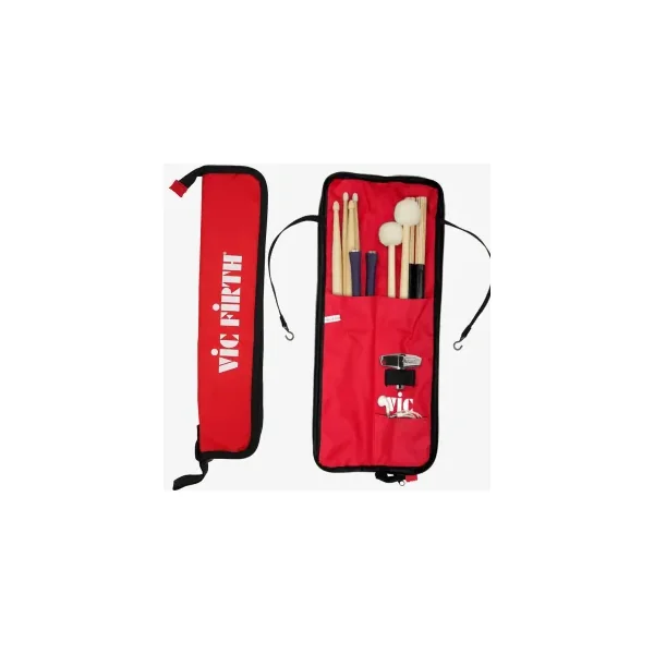 VIC FIRTH Housse Baguettes Essential Red