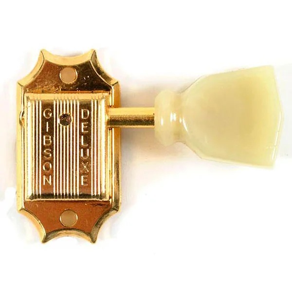 Vintage Pearloid Machine Heads - Gold