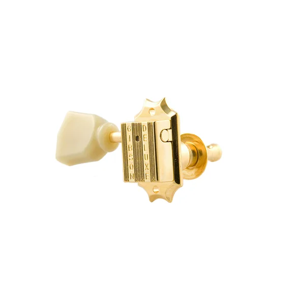 Vintage Pearloid Machine Heads - Gold