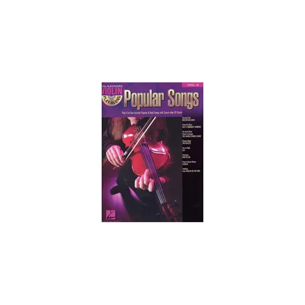 Violin Play Along Vol 02 Popular Songs Violon