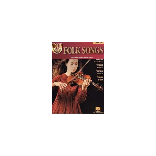 Violin PLAY-ALONG Vol 16 Folk Songs Violon