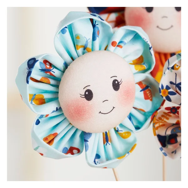 Visages en tissu tricot « Stefy »