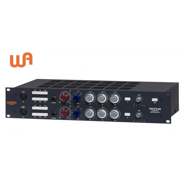 WARM AUDIO WA273-EQ Préamplificateur Microphone Double Canaux + Etage EQ Class A