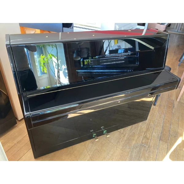 W.HOFFMANN 114 Noir Brillant Piano Droit Made in Langlaü