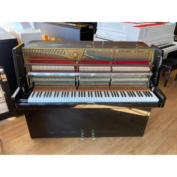 W.HOFFMANN 114 Noir Brillant Piano Droit Made in Langlaü