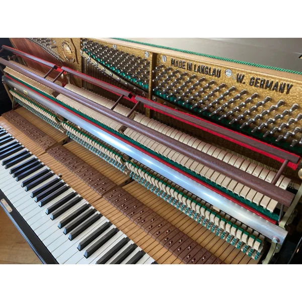 W.HOFFMANN 114 Noir Brillant Piano Droit Made in Langlaü