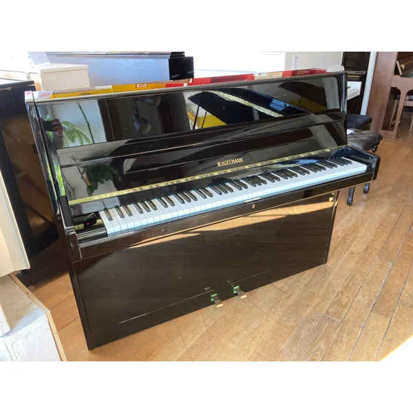 W.HOFFMANN 114 Noir Brillant Piano Droit Made in Langlaü