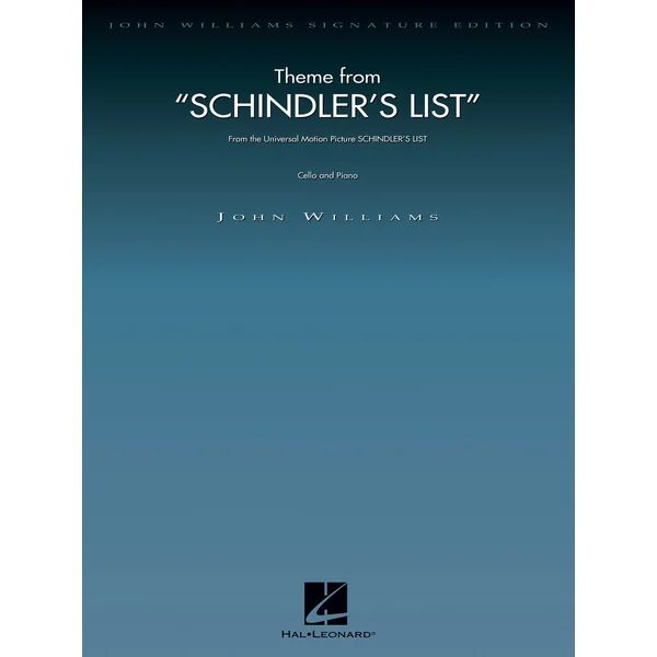 Williams J. Schindler's List Violoncelle