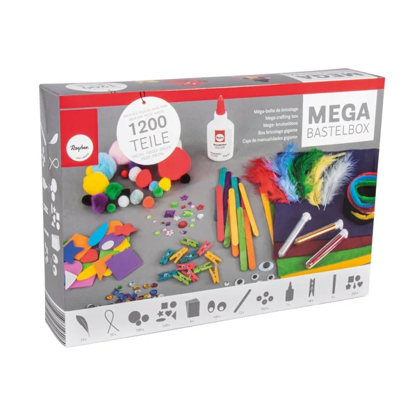XXL-Mega boîte de bricolage, env. 1200 pc.