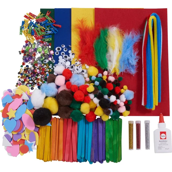 XXL-Mega boîte de bricolage, env. 1200 pc.