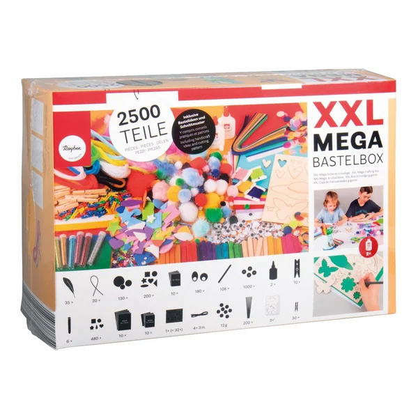 XXL-Mega boîte de bricolage, env. 2500 pc.