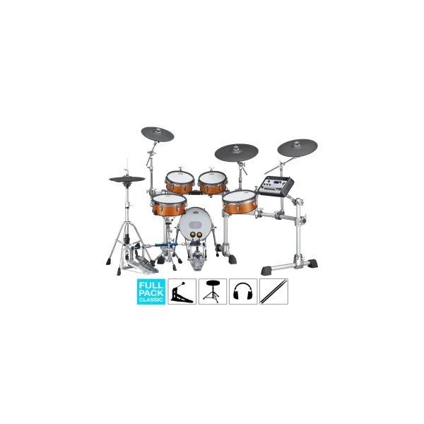 YAMAHA DTX10K-M Batterie Real Wood, Full Pack