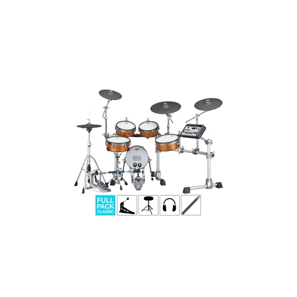 YAMAHA DTX10K-X Batterie Real Wood, Full Pack