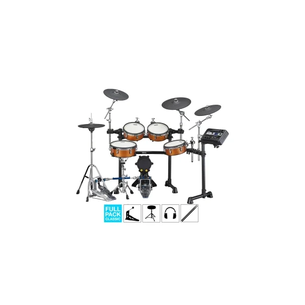 YAMAHA DTX8K-X Batterie Real Wood, Full Pack