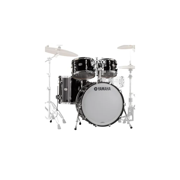 YAMAHA Recording Custom Batterie 22"/4Pcs Solid Black