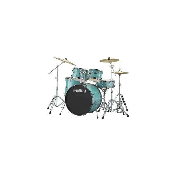 YAMAHA Rydeen Batterie 22"/5Pcs Turquoise Glitter + Cymbaleales