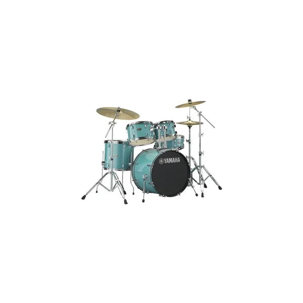 YAMAHA Rydeen Batterie 22"/5Pcs Turquoise Glitter + Cymbaleales