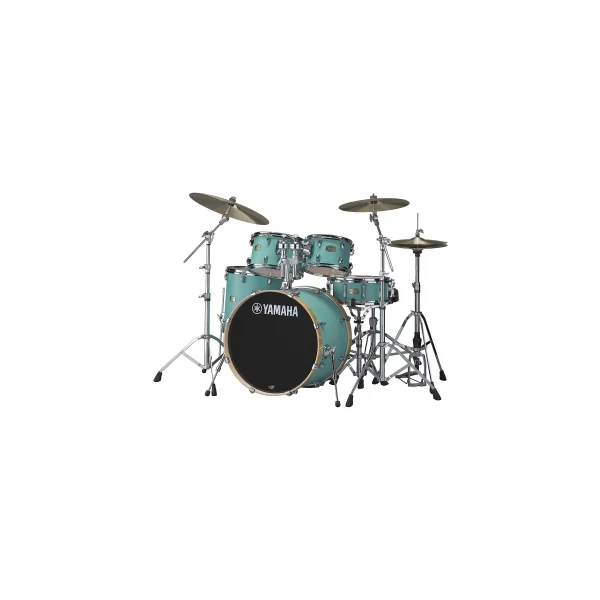 YAMAHA Stage Custom Birch Batterie 22"/5Pcs Matte Surf Green