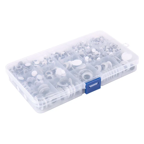 Yeux mobiles autocollants « Assortiment », boîte de 1 500 pc.