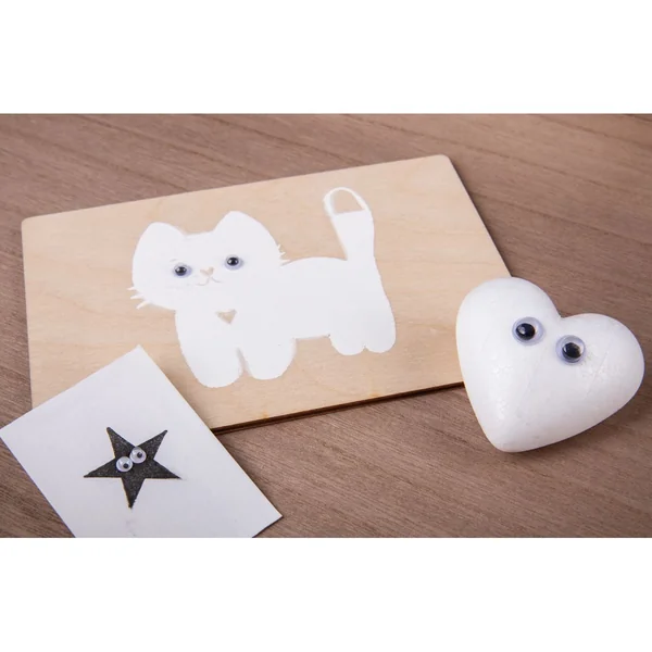 Yeux mobiles autocollants « Assortiment », boîte de 1 500 pc.