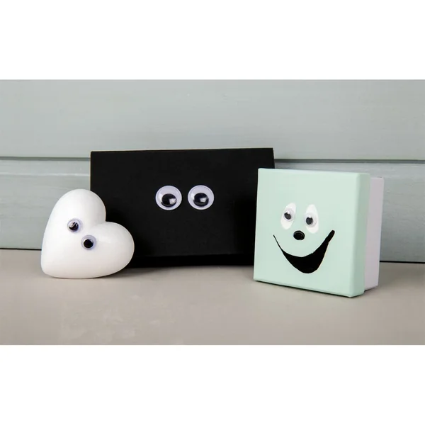 Yeux mobiles autocollants « Assortiment », boîte de 1 500 pc.